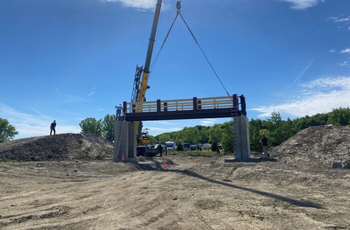 Construction du pont