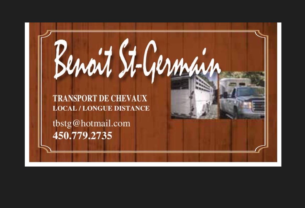 Benoît St-Germain Transport de Chevaux